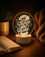 With God All Things Are Possible – Christian LED Acrylic Lamp